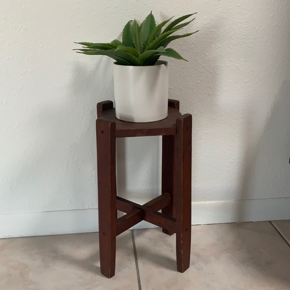Other - Wooden stool plant 🪴 holder